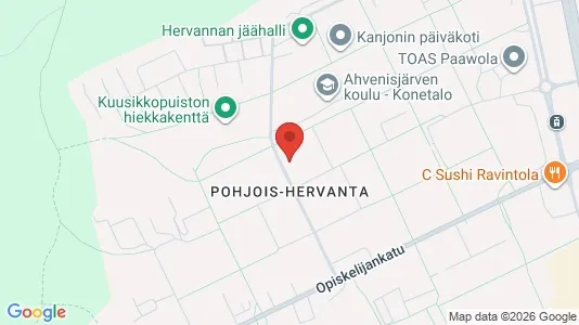 Apartments for rent i Tampere Kaakkoinen - kort over placeringen