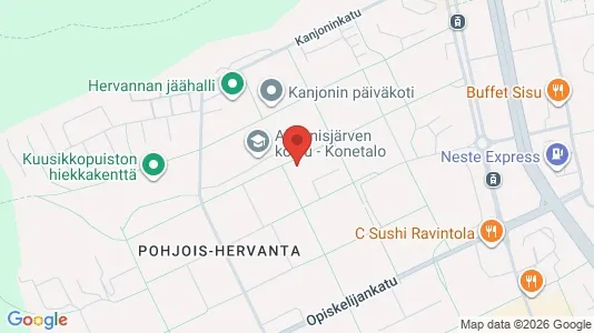 Apartments for rent i Tampere Kaakkoinen - kort over placeringen