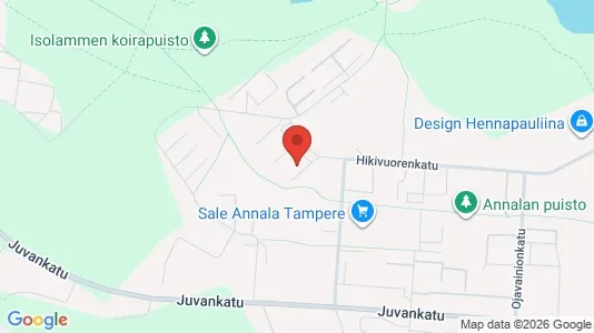 Rooms for rent i Tampere Kaakkoinen - kort over placeringen