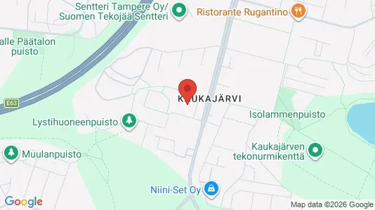 Apartments for rent i Tampere Kaakkoinen - kort over placeringen