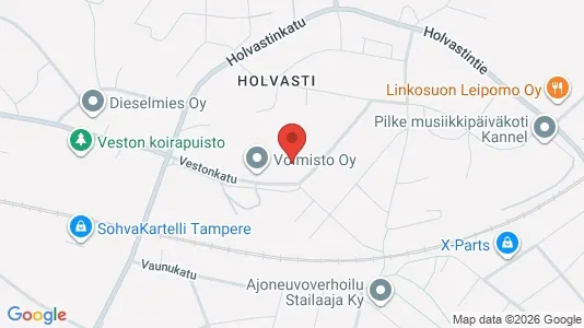 Apartments for rent i Tampere Koillinen - kort over placeringen