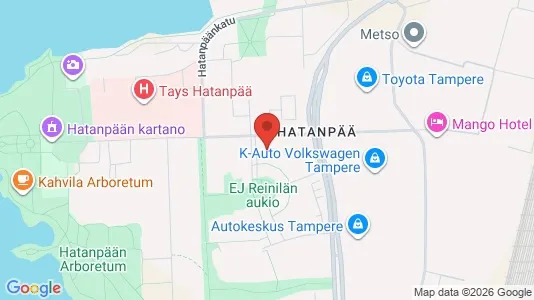 Apartments for rent i Tampere Eteläinen - kort over placeringen