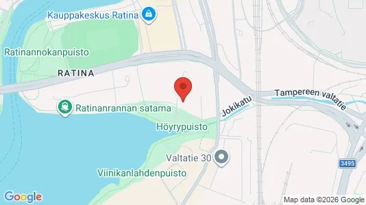 Apartments for rent i Tampere Keskinen - kort over placeringen