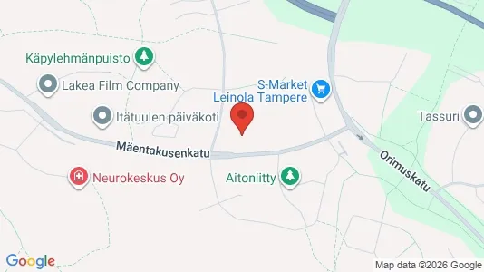Apartments for rent i Tampere Koillinen - kort over placeringen