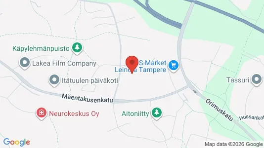 Apartments for rent i Tampere Koillinen - kort over placeringen