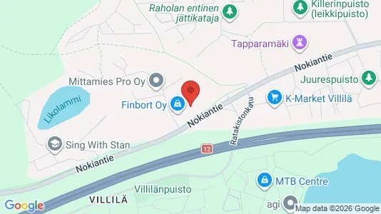 Apartments for rent i Tampere Lounainen - kort over placeringen