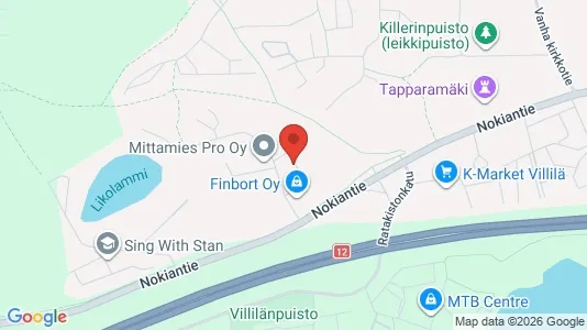 Apartments for rent i Tampere Lounainen - kort over placeringen
