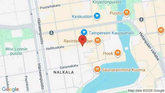 Apartments for rent i Tampere Keskinen - kort over placeringen