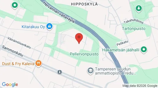 Apartments for rent i Tampere Keskinen - kort over placeringen