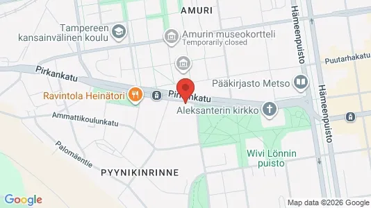 Apartments for rent i Tampere Keskinen - kort over placeringen