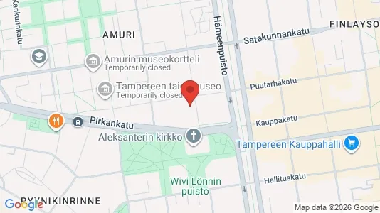 Apartments for rent i Tampere Keskinen - kort over placeringen