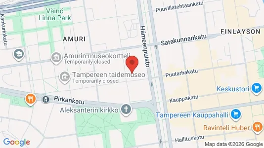 Apartments for rent i Tampere Keskinen - kort over placeringen