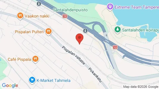 Apartments for rent i Tampere Lounainen - kort over placeringen