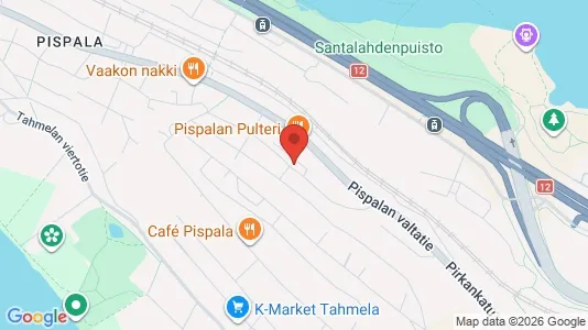 Rooms for rent i Tampere Lounainen - kort over placeringen