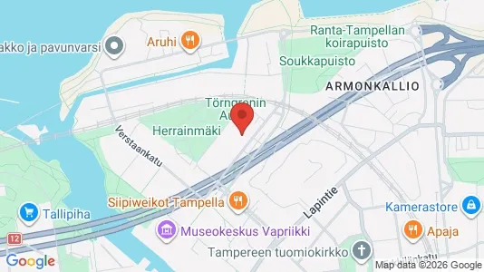 Apartments for rent i Tampere Keskinen - kort over placeringen