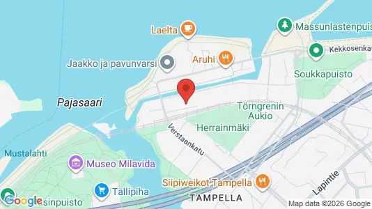 Apartments for rent i Tampere Keskinen - kort over placeringen