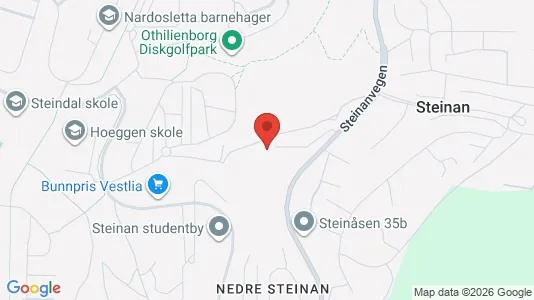 Apartments for rent i Trondheim Lerkendal - kort over placeringen