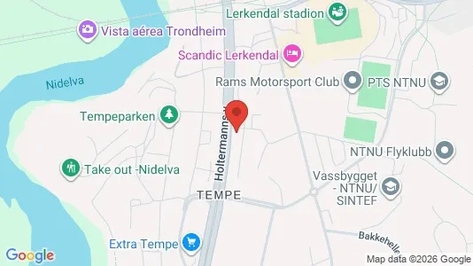 Apartments for rent i Trondheim Lerkendal - kort over placeringen