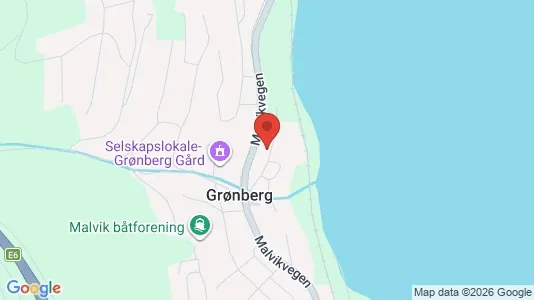 Rooms for rent i Malvik - kort over placeringen
