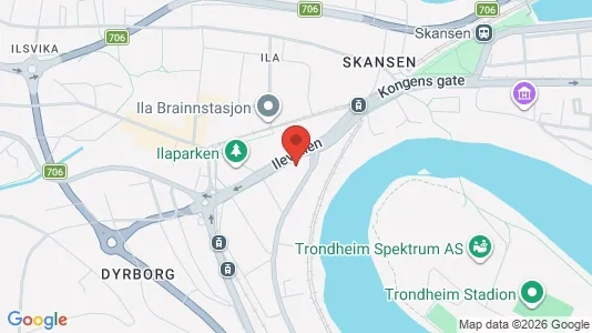 Apartments for rent i Trondheim Midtbyen - kort over placeringen