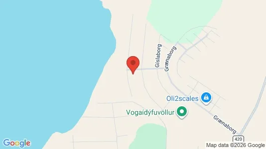 Apartments for rent i Vogar - kort over placeringen