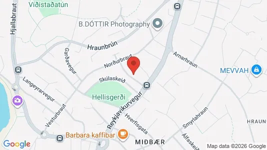 Apartments for rent i Hafnarfjörður - kort over placeringen