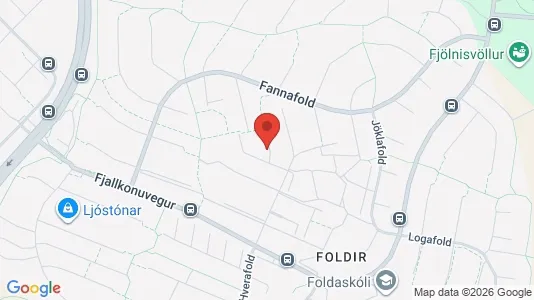 Apartments for rent i Reykjavík Grafarvogur - kort over placeringen
