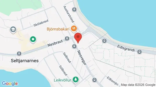 Apartments for rent i Seltjarnarnes - kort over placeringen