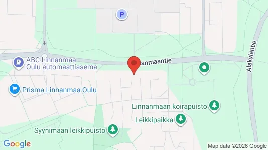 Apartments for rent i Oulu - kort over placeringen