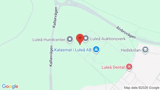 Apartments for rent i Luleå - kort over placeringen