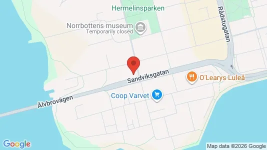 Apartments for rent i Luleå - kort over placeringen