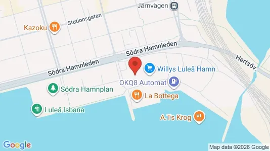 Apartments for rent i Luleå - kort over placeringen