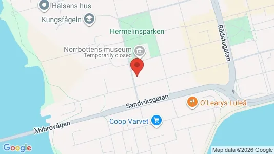 Apartments for rent i Luleå - kort over placeringen