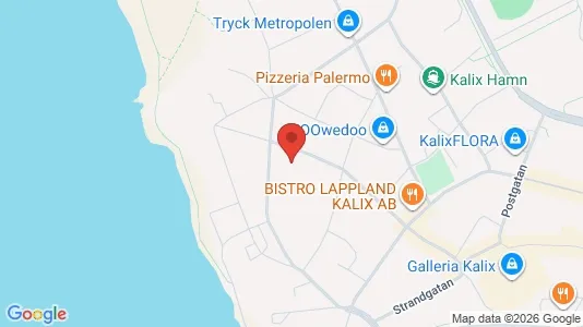 Apartments for rent i Kalix - kort over placeringen