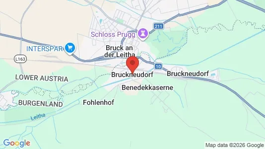 Apartments for rent i Bruckneudorf - kort over placeringen
