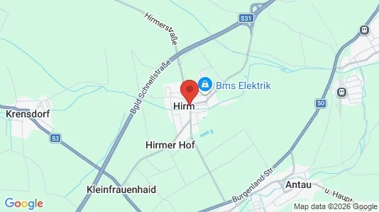 Apartments for rent i Hirm - kort over placeringen