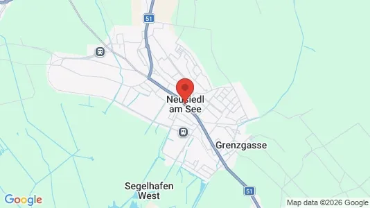 Apartments for rent i Neusiedl am See - kort over placeringen