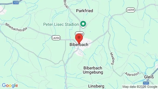 Apartments for rent i Biberbach - kort over placeringen