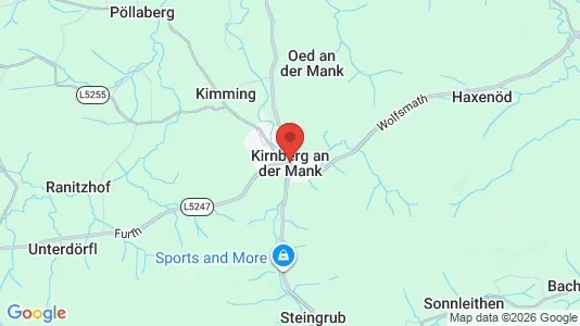 Apartments for rent i Kirnberg an der Mank - kort over placeringen