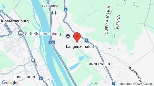 Apartments for rent i Langenzersdorf - kort over placeringen