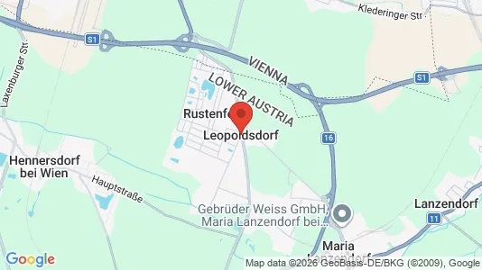 Apartments for rent i Leopoldsdorf - kort over placeringen