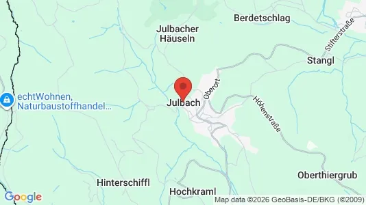 Apartments for rent i Julbach - kort over placeringen