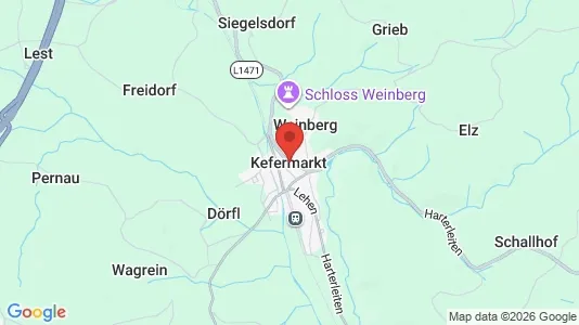 Apartments for rent i Kefermarkt - kort over placeringen