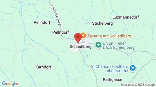 Apartments for rent i Schiedlberg - kort over placeringen