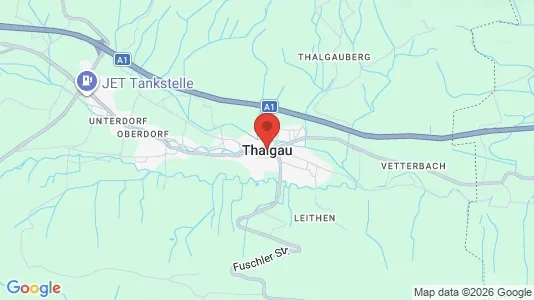 Apartments for rent i Thalgau - kort over placeringen