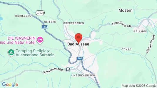 Apartments for rent i Bad Aussee - kort over placeringen