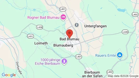 Apartments for rent i Bad Blumau - kort over placeringen