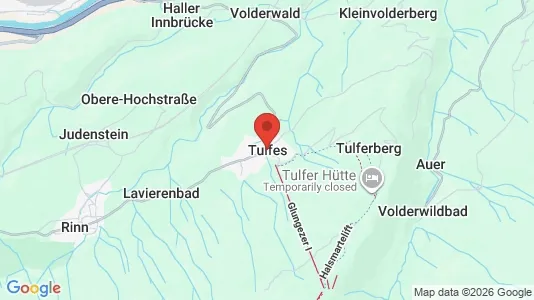 Houses for rent i Tulfes - kort over placeringen