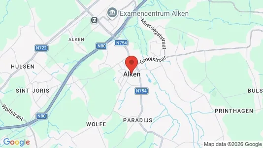 Houses for rent i Alken - kort over placeringen