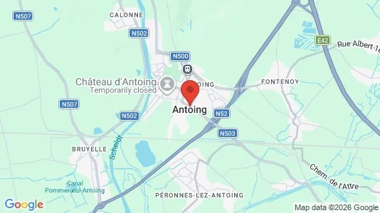 Apartments for rent i Antoing - kort over placeringen
